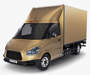 Generic Box Truck M 2 3D Model