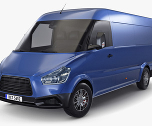 Generic Commercial Cargo Van M 2 3D Model