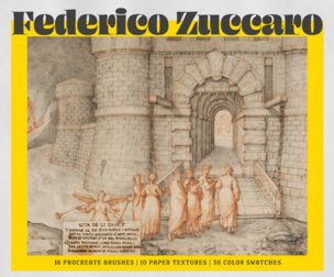 Federico Zuccaro Procreate Kit (Procreate Brushes, Color Palette & Paper Textures)