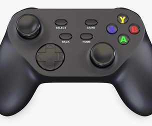 Generic Video Game Controller M 6 3D Model