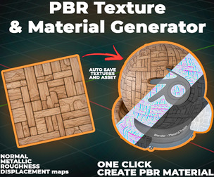 PBR Texture & Material Generator For Blender