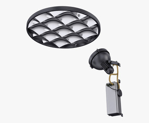 Floodlight and Indirect Reflector v 1 3D Model