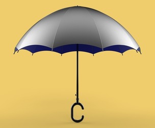 C SHAPE HANDLE STICK INVERTED REVERSE UMBRELLA AUTO FOLDABLE