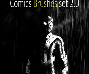 Comics Brushes set 2.0