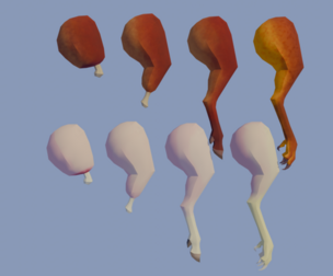 Collection of Animal Leg Meats