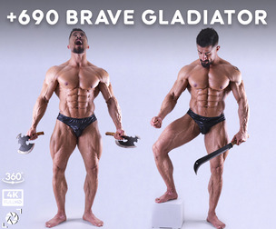 +690 Brave Gladiator Reference Pictures - Vol 13