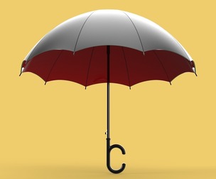 REVERSE C SHAPE HANDLE STICK INVERTED UMBRELLA AUTO OPEN FOLDING