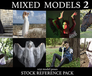 Mixed Model Variety Pack 2 - Stock pose reference
