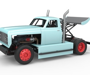 Big Rig Racing Semi truck Scale 1:25