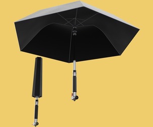 MULTIFUNCTION HANDLE AIR PUMP UMBRELLA INFLATOR BIKE PORTABLE