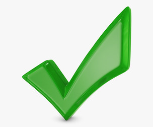 Check Mark v 1 3D Model