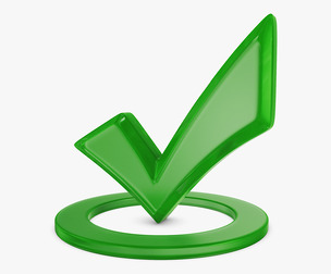 Check Mark v 2 3D Model
