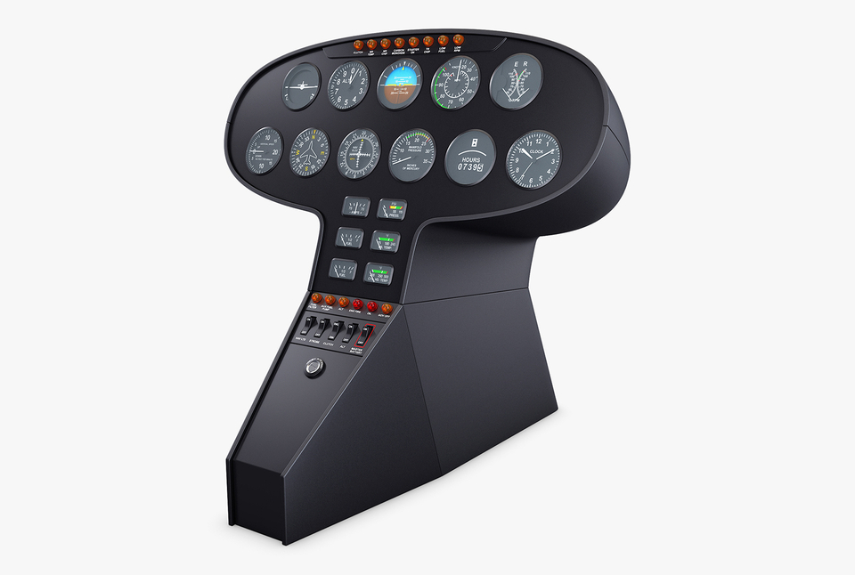 Aircraft Instrument Panel v 1 3D Model