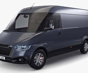 Generic Commercial Cargo Van M 3 3D Model