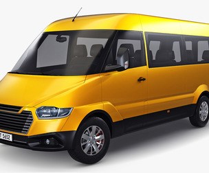 Generic Passenger Van M 2 3D Model