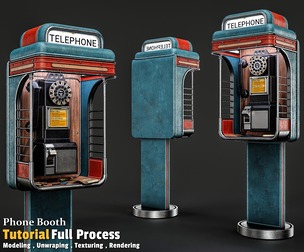 Phone Booth / Full Tutorial Process + 3D Model
