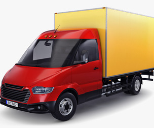Generic Box Truck M 3 3D Model