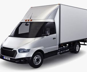 Generic Box Truck M 4 3D Model