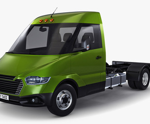 Generic Truck Chassis Frame M 2 3D Model