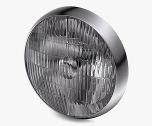 Classic Round Headlight v 2 3D Model