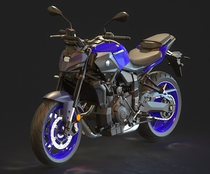 Base model Yamaha MT 07 2025