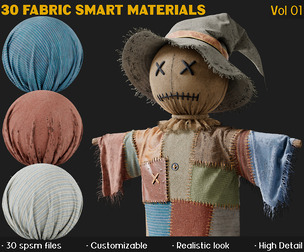 30 Fabric Smart Materials Substance 3D Painter