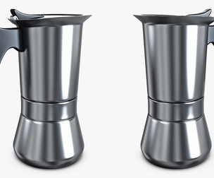 Geyser Coffee Maker 450ml M 1 3D Model
