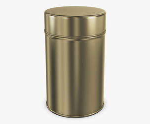 Kitchen Storage Steel Jar 250 gram M 1 3D Model