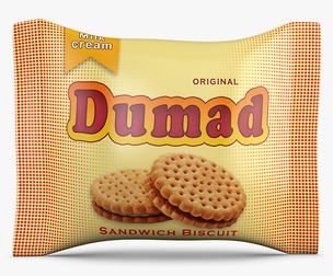 Biscuit Packaging Dumad Simple M 1 3D Model