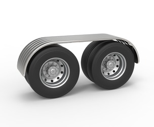 Semi truck Rear fenders Set 7 Scale 1:25