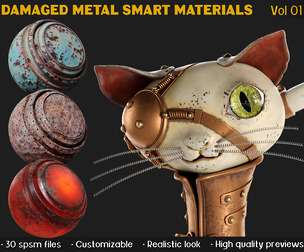 Damaged Metal Smart Materials Vol 01
