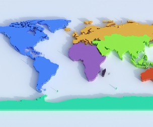Continents Map