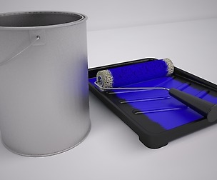 Paint Tray And Roller