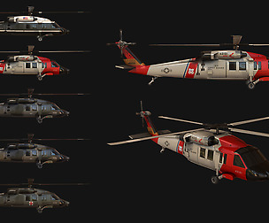 Helicopter UH60M Blackhawk UE 4.16