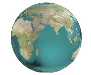 Earth Water 3D Globe Geographic