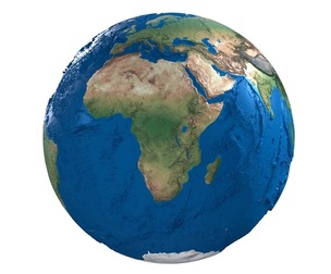 Earth No Cloud Globe