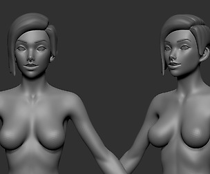 Stylized Female Athletic