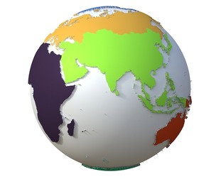 Earth Continents Globe