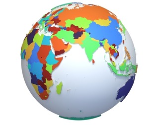 Earth Countries Globe