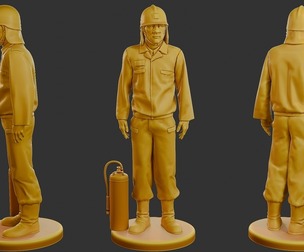 Czechoslovakian firefighter 90s 012
