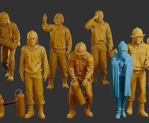 Czechoslovakian firefighter 90s Pack 2