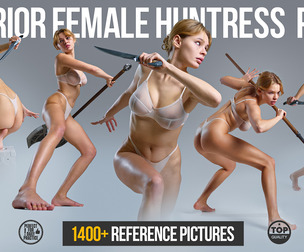 1400+ Warrior Huntress Female Poses