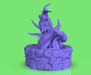 Diorama Jenny VS Tentacles