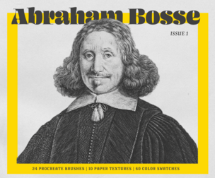 Abraham Bosse Procreate Kit (Procreate Brushes, Paper Textures & Color Palettes