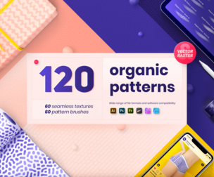 Organic Patterns - 120 Textures and Brushes Collection