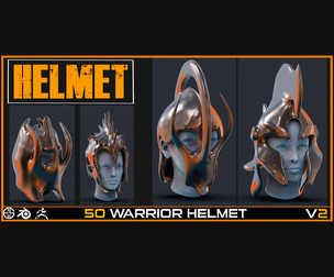 50 Models Of Warrior Helmet - Helmet Military - Army And Weapons-Weapons & Armor-Vol 02