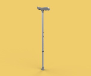 RETRACTABLE WALKING AID ELDERLY ADULT STICK CANE POLE GAIT STAND