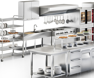 cafe equipment indusrtial kitchen workstation