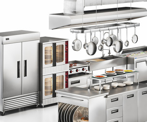 Cafe equipment 03 industrial kitchen for restaurant 03