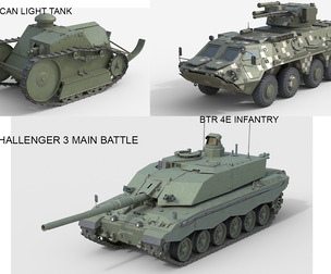 5 Military Vehicles Collection V29
